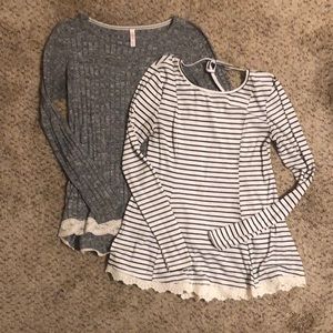Xhilaration Long Sleeve Top Bundle